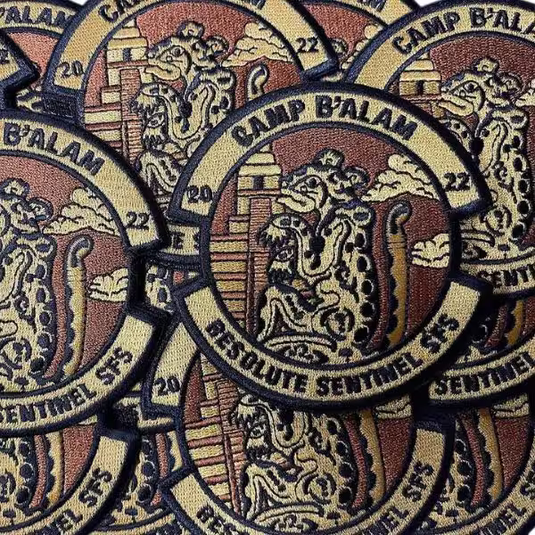 Camp B'alam Resolute Sentinel SFS custom military security forces patches